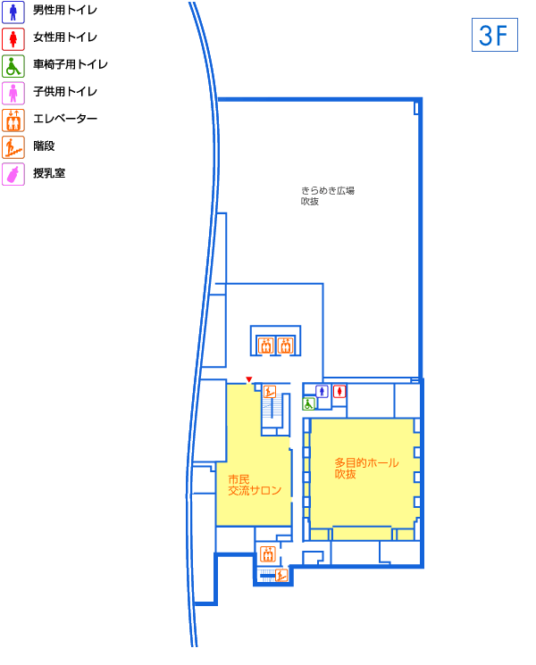 フロアマップ３F