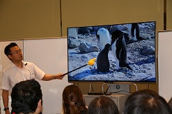 南極の氷贈呈式5